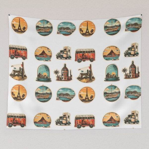 Item preview, vintage travel pack designed and sold by oilidesing.