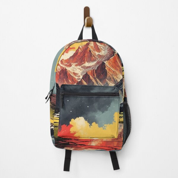 Item preview, Zugspitze Massif Germany Starry Night Vintage Travel Poster Art designed and sold by TravelersGems.
