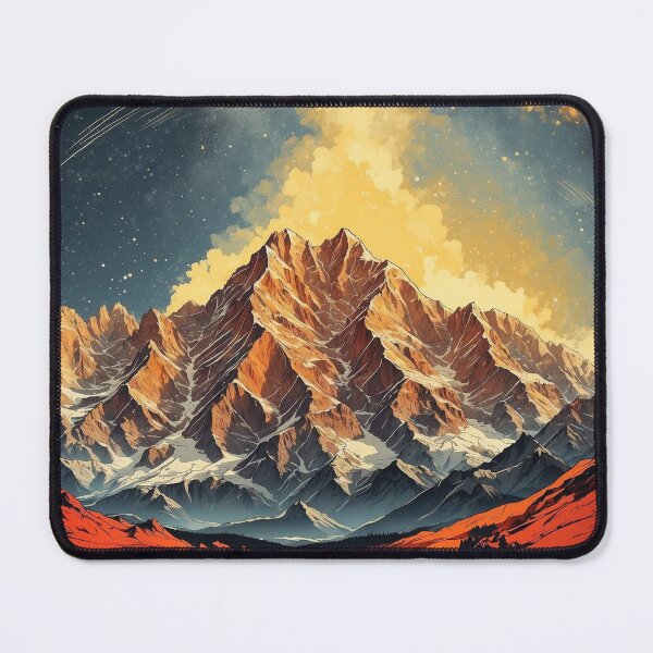 Item preview, Zugspitze Germany Starry Night Vintage Travel Poster Art designed and sold by TravelersGems.