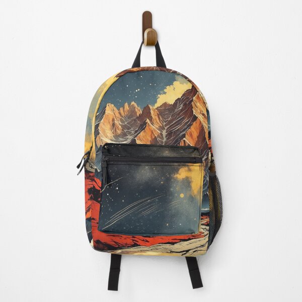 Item preview, Zugspitze Germany Starry Night Vintage Travel Poster designed and sold by TravelersGems.