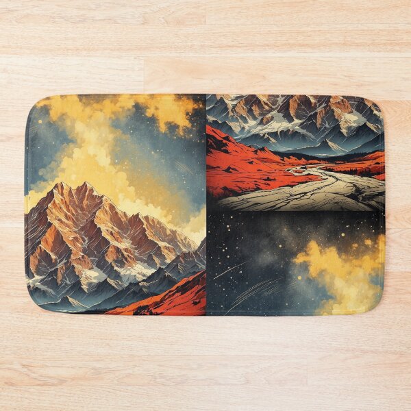 Item preview, Zugspitze Germany Starry Night Vintage Travel Poster designed and sold by TravelersGems.