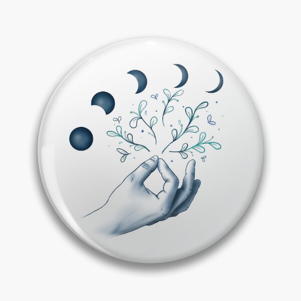 Item preview, Chin Mudra & Moon Cycle designed and sold by Audrey Janvier | AJD.