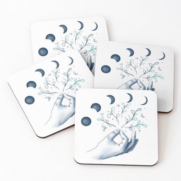 Item preview, Chin Mudra & Moon Cycle designed and sold by Audrey Janvier | AJD.