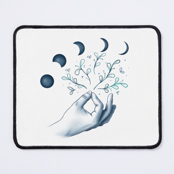 Item preview, Chin Mudra & Moon Cycle designed and sold by Audrey Janvier | AJD.