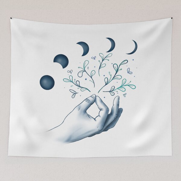 Item preview, Chin Mudra & Moon Cycle designed and sold by Audrey Janvier | AJD.