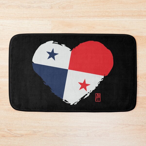 Item preview, I love my country. I love Panama. I am a patriot. In my heart, there is always the flag of Panama designed and sold by ArtProjectShop.