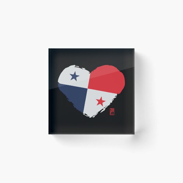 Item preview, I love my country. I love Panama. I am a patriot. In my heart, there is always the flag of Panama designed and sold by ArtProjectShop.