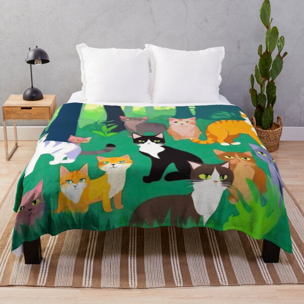 Item preview, Gang of Cats, Felines in the Forest designed and sold by Marymarice.