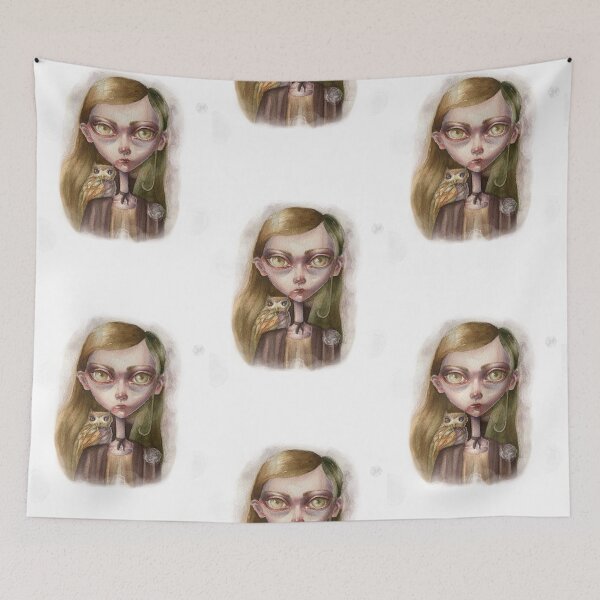 Item preview, vampire and owl designed and sold by zelialoa.