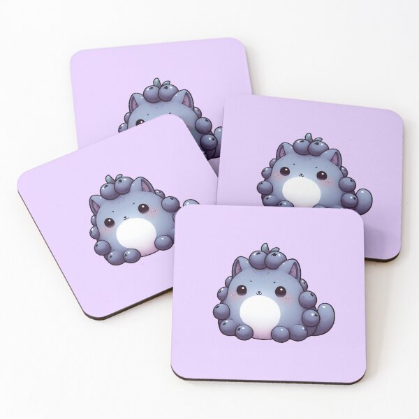 Item preview, Blueberry cat designed and sold by Anna Halasek.
