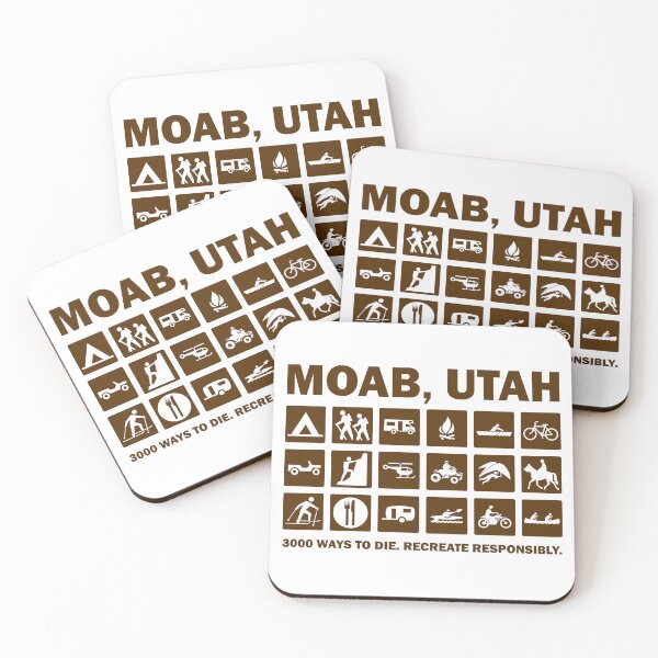 Item preview, Moab Utah Recreation Symbols designed and sold by strayfoto.