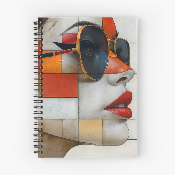 Item preview, minimalist portrait of a geometric human face designed and sold by dcrc.