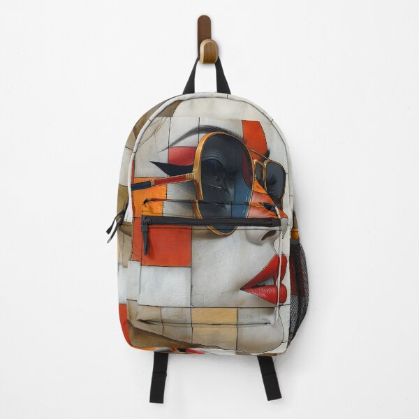 Item preview, minimalist portrait of a geometric human face designed and sold by dcrc.