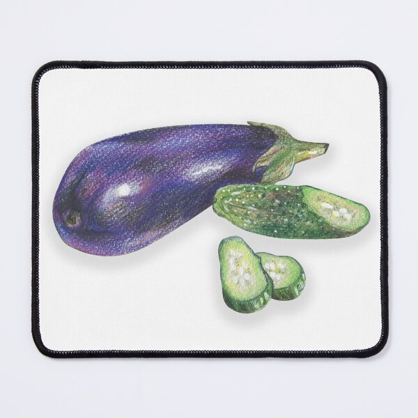 Item preview, Eggplant and cucumber designed and sold by tapilipa.