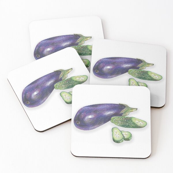 Item preview, Eggplant and cucumber designed and sold by tapilipa.
