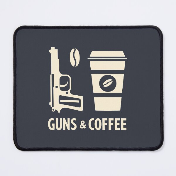 Item preview, Guns & Coffee: Balancing Power and Daily Rituals designed and sold by DethLock.