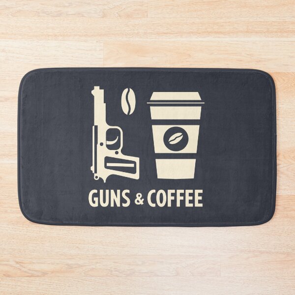 Item preview, Guns & Coffee: Balancing Power and Daily Rituals designed and sold by DethLock.