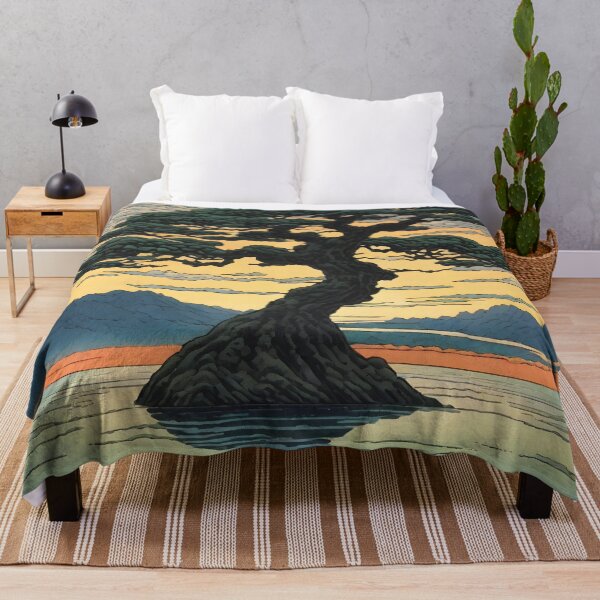 Item preview, The Guru - A Contemporary Ukiyo-e Nature Landscape designed and sold by Kijiermono.