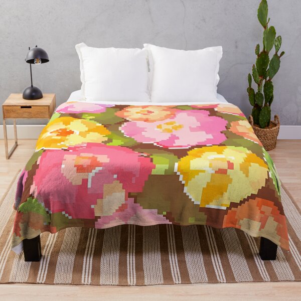 Item preview, Pixel art Flowers (2) - Groovy designed and sold by octoboobs.