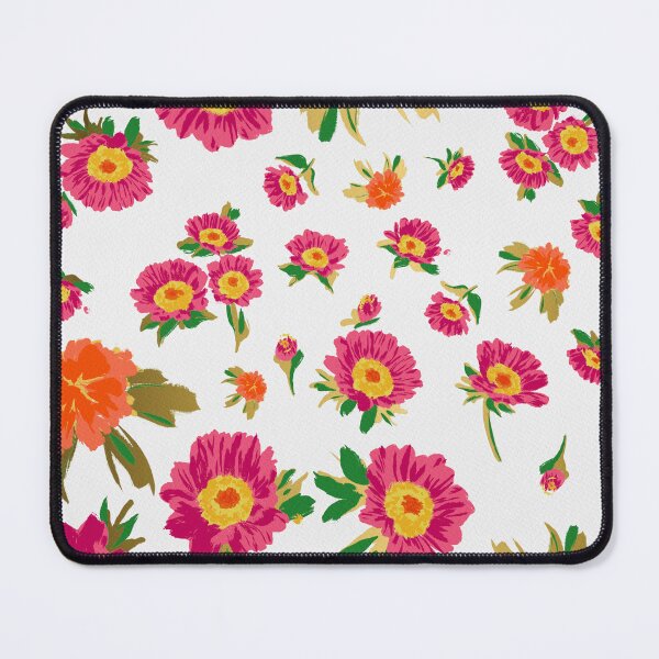 Aperçu de l'œuvre Souci rose et or et Daisy Bliss - Motif floral printanier lumineux de Martin Place à Sydney créée et vendue par Jay Dee Dearness.