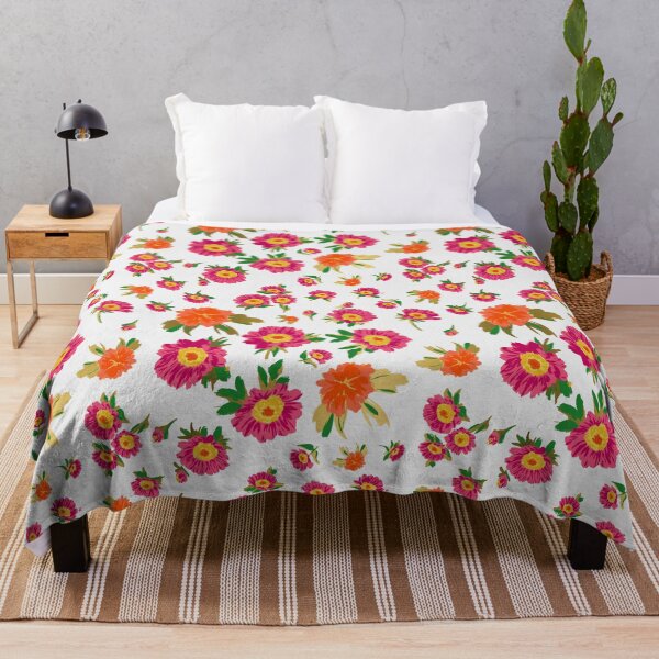 Item preview, Pink and Gold Marigold and Daisy Bliss - Luminous Spring Floral Pattern from Sydney's Martin Place designed and sold by Jay Dee Dearness.