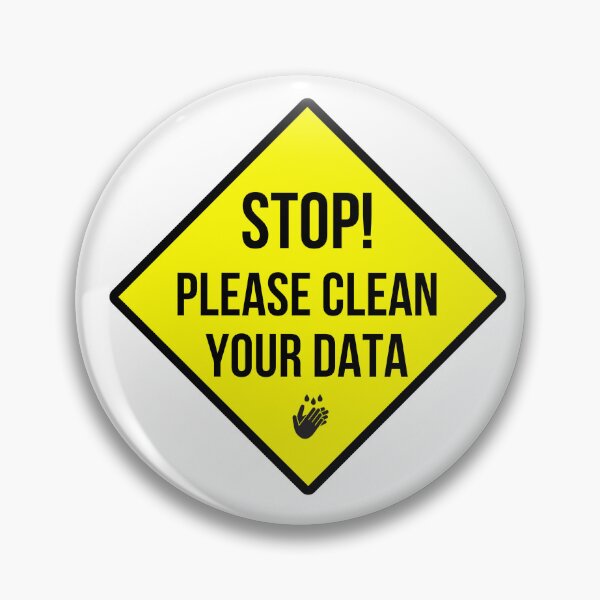 Item preview, Clean Your Data Funny Personal Data Programing Warning Sign designed and sold by artzaka.