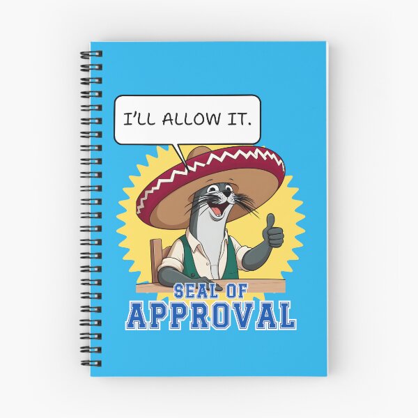 Item preview, Seal of Approval I'll allow it Funny Cartoon designed and sold by André Botes.