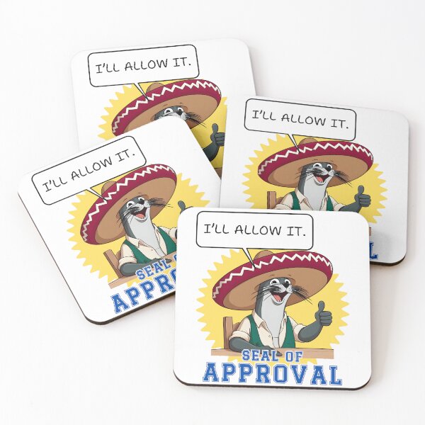 Item preview, Seal of Approval I'll allow it Funny Cartoon designed and sold by André Botes.