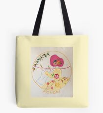 Monday Morning Bonnet Lady Tote Bag