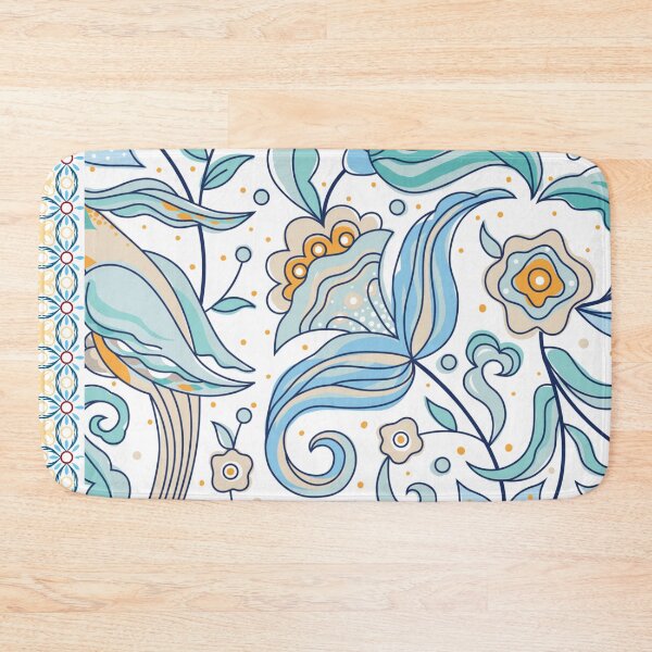 Item preview,  Abstract flower and birds comforter by Belle Treasure Chest designed and sold by Luetta  Stuger- Fleming.