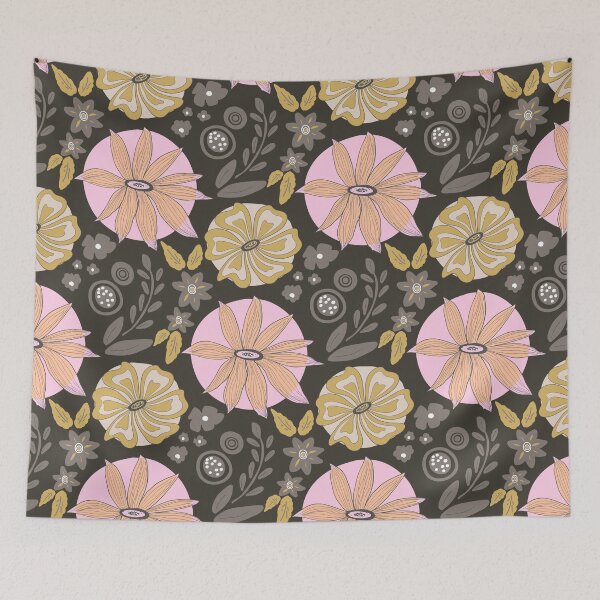 Item preview, Delicate Abstract Flowers designed and sold by KALAKRITI-S.