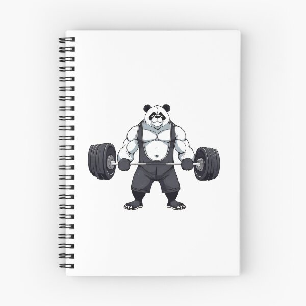 Item preview, Panda weight lifter designed and sold by Amzg-Designs.