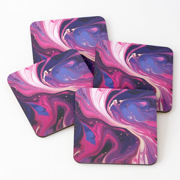 Item preview, Pink and Blue Abstract 9 designed and sold by GoKindCreations.