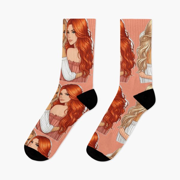 Item preview, Blonde and Red Head - Besties - Best Friends designed and sold by AmberRoseWrites.