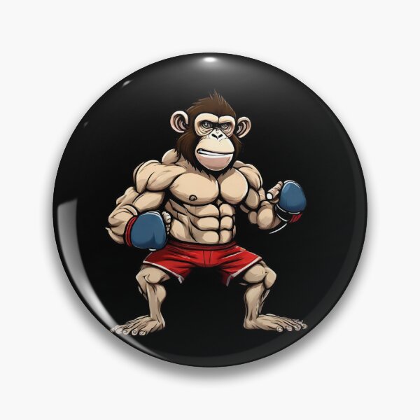 Artikelvorschau, Mixed Martial Arts Affe entworfen und verkauft von Amzg-Designs.