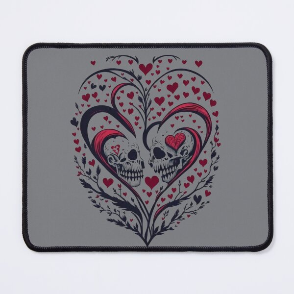 Item preview, Bones and Skulls Valentine Heart designed and sold by Digiheart.