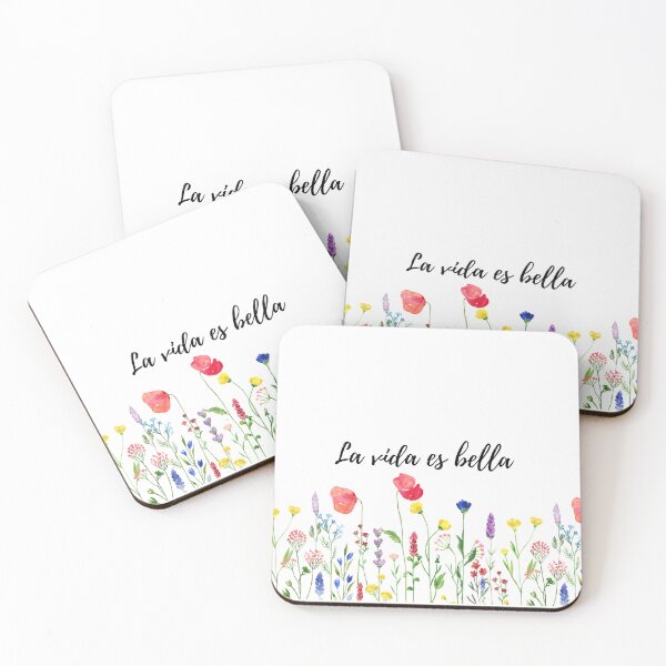 Item preview, "Life is Beautiful"  "La vida es bella" Accessories Inspired by a summer Meadow designed and sold by ZMaria.
