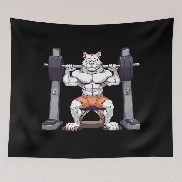 Item preview, Muscular cat designed and sold by Amzg-Designs.