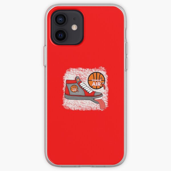 TONGUE AIR BASKETBALL HI-TOPS SHOES iPhone Soft Case