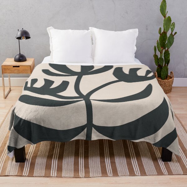 Item preview, MId Century Minimalist Flowers 1 designed and sold by technicolorable_art.