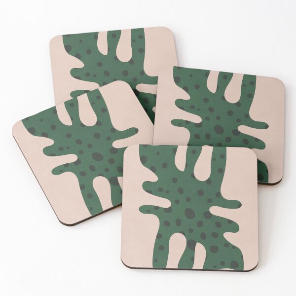 Item preview, Botanical Retro, Abstract Shapes, Green Leaf designed and sold by technicolorable_art.