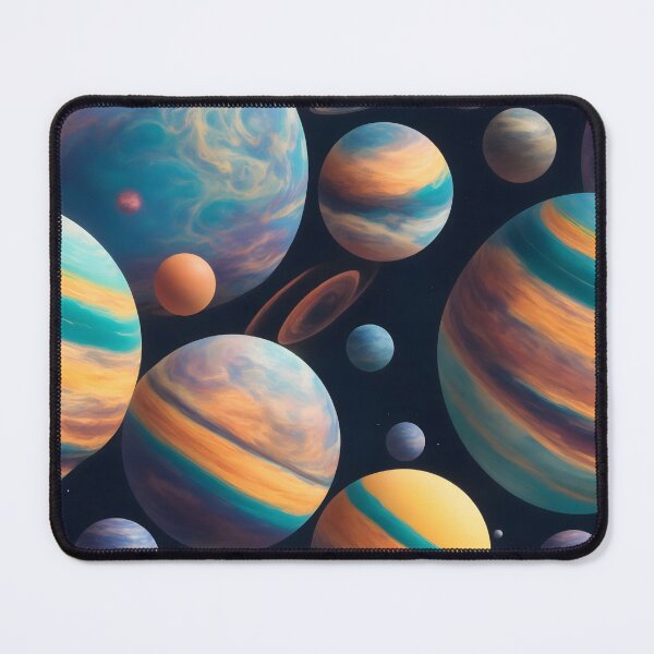 Item preview, Artistic Planets pattern designed and sold by NavyPanda.