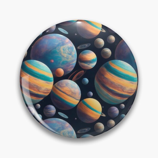Item preview, Artistic Planets pattern designed and sold by NavyPanda.