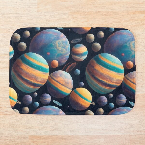 Aperçu de l'œuvre Modèle de planètes artistiques créée et vendue par NavyPanda.