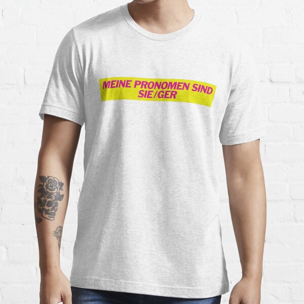 Item preview, Meine Pronomen sind Sie/Ger - FDP Satire Meme designed and sold by surrile.