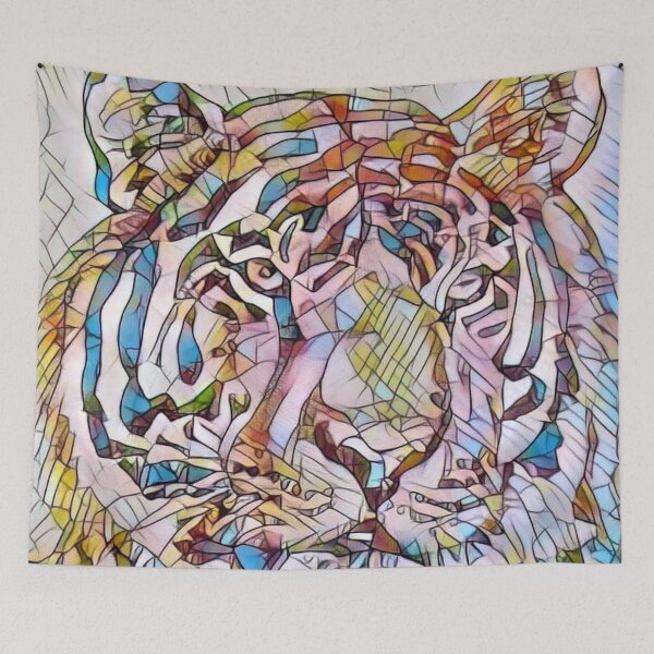 Item preview, Tiger mosaic  designed and sold by MuddyGirl-86.
