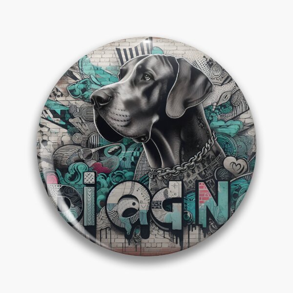 Artikelvorschau, Graffiti Fusion Dog Portrait entworfen und verkauft von PawspectCreate.