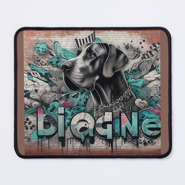 Item preview, Graffiti Fusion Dog Portrait designed and sold by PawspectCreate.