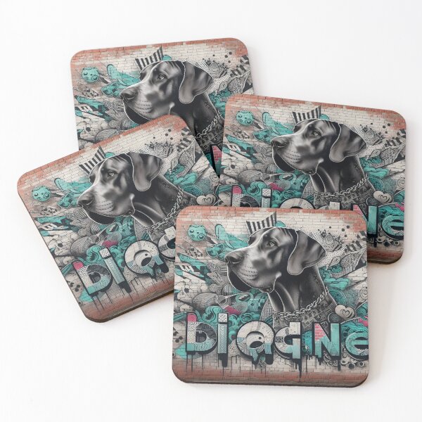 Item preview, Graffiti Fusion Dog Portrait designed and sold by PawspectCreate.