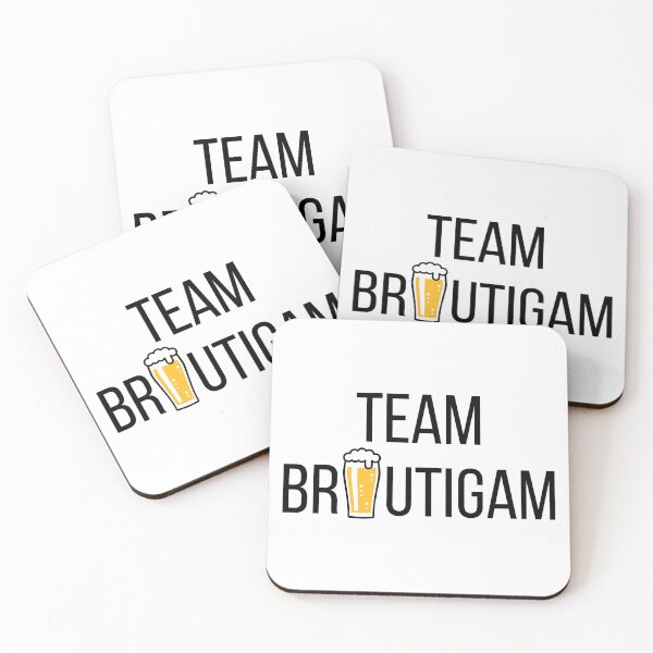Artikelvorschau, Team Bräutigam (Bier /Junggesellenabschied / Black) entworfen und verkauft von MrFaulbaum.
